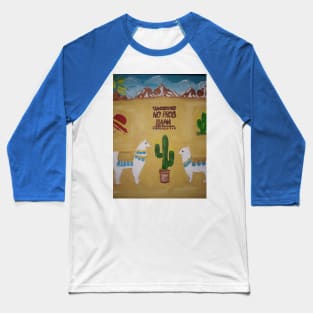 Two Llamas Baseball T-Shirt